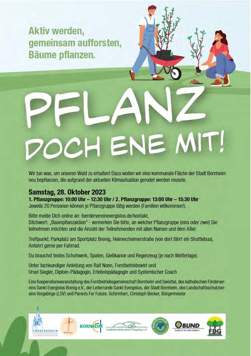 Pflanz doch ene mit!