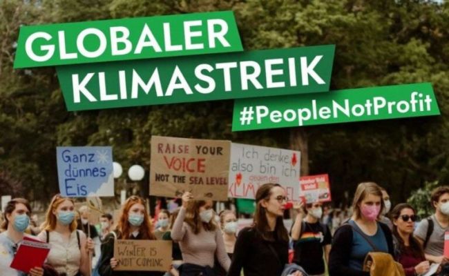 Globaler Klimastreik im Zeichen des Friedens - Aufruf zur Kundgebung