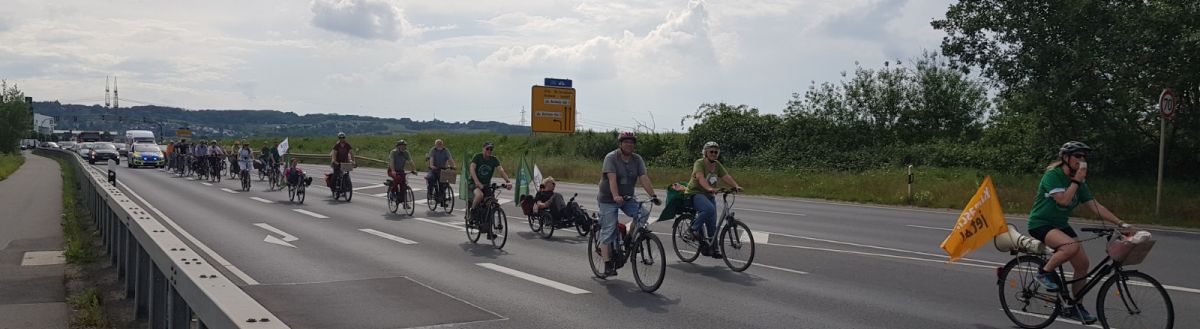 Keine Rheinspange - Demo zur Verkehrswende
